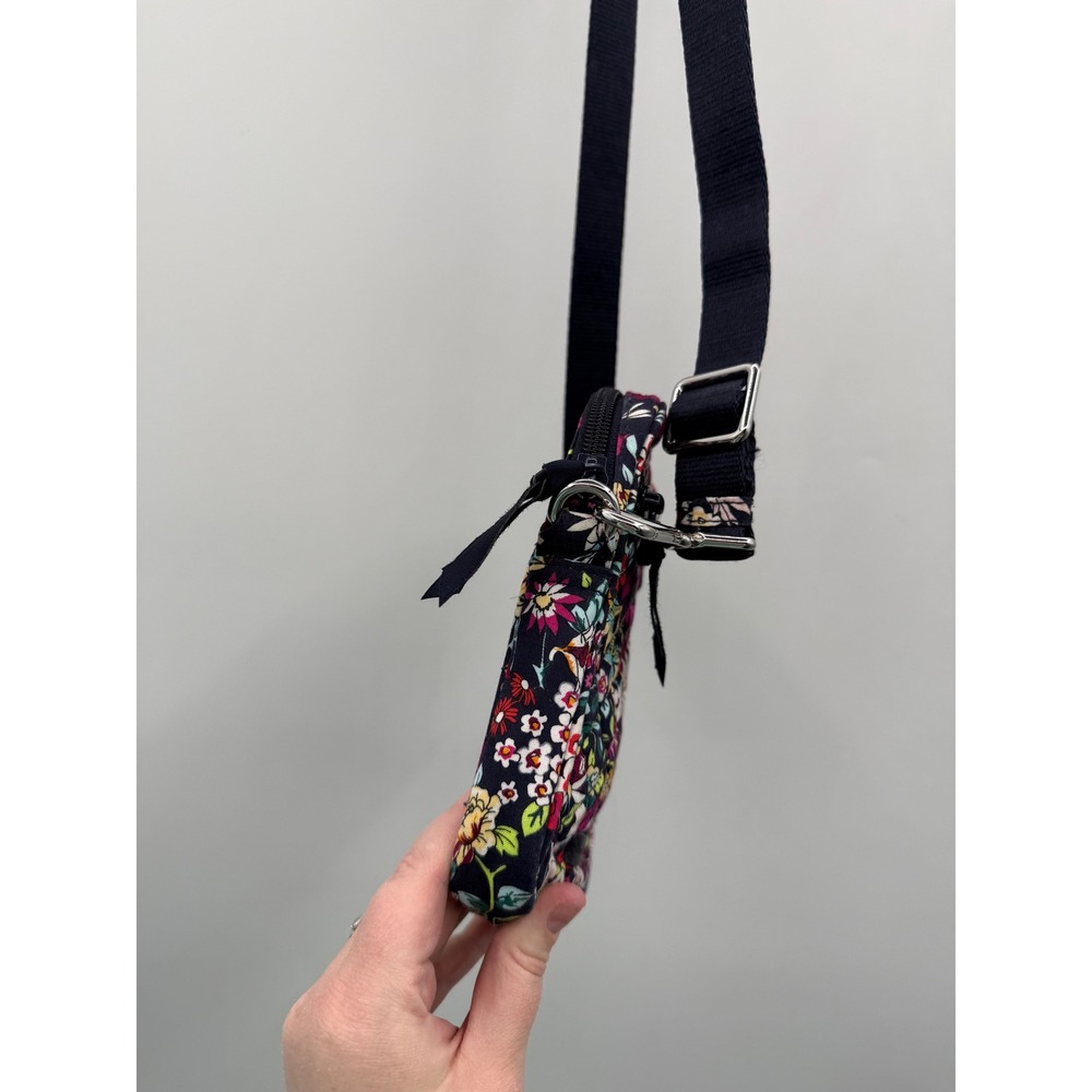 Vera Bradley Crossbody Bag Womens Small Multi-Color Floral Quilted Adjustable - Picture 4 of 14